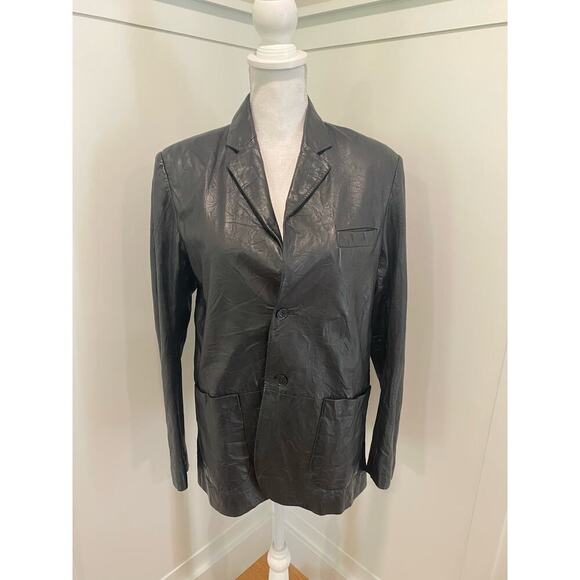 Zadig & Voltaire Volta Cuir Leather Jacket in Black - Picture 1 of 12